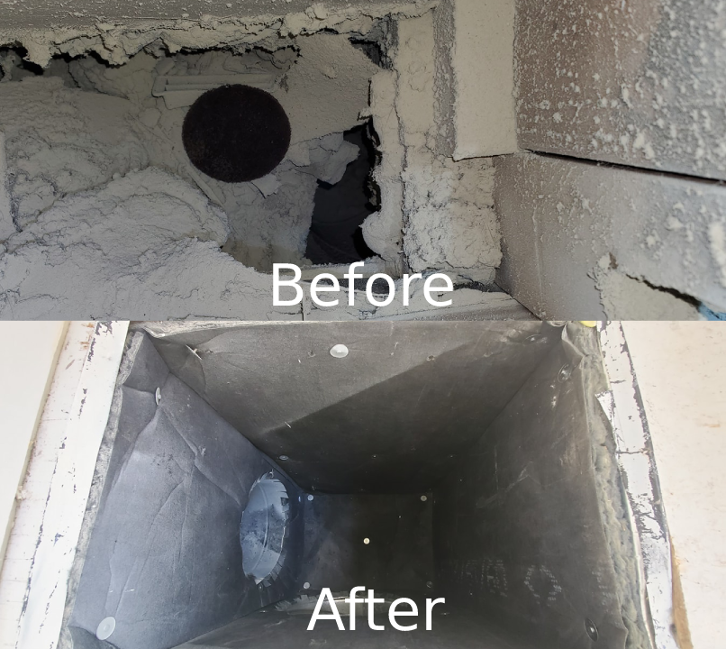 Air Duct Cleaning Results